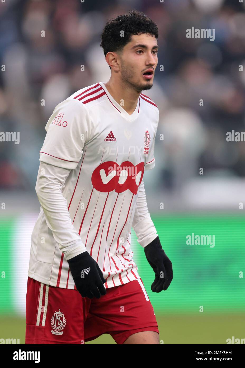 Turin, Italy, 30th December 2022. Steven Alzate of Standard Liege looks