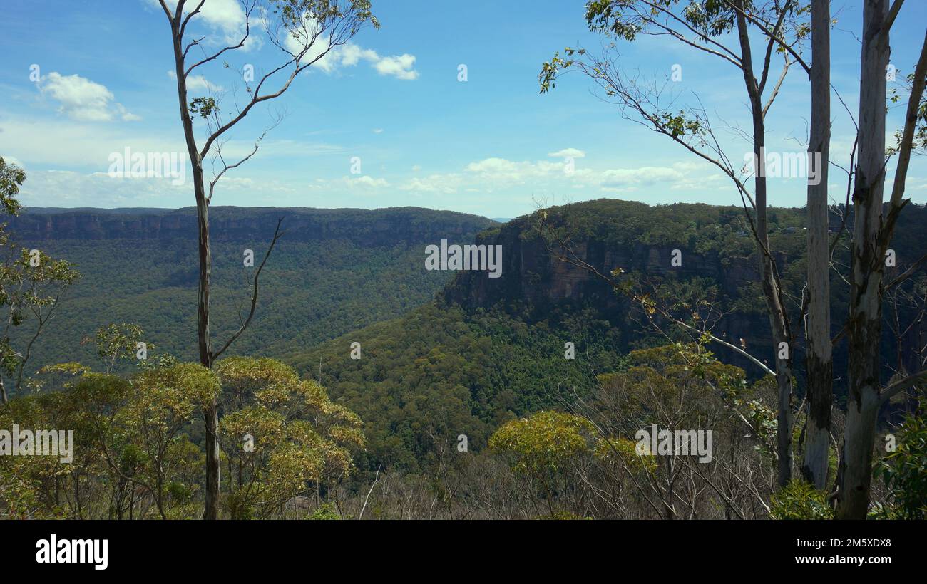 Blue mountains valley hi-res stock photography and images - Alamy