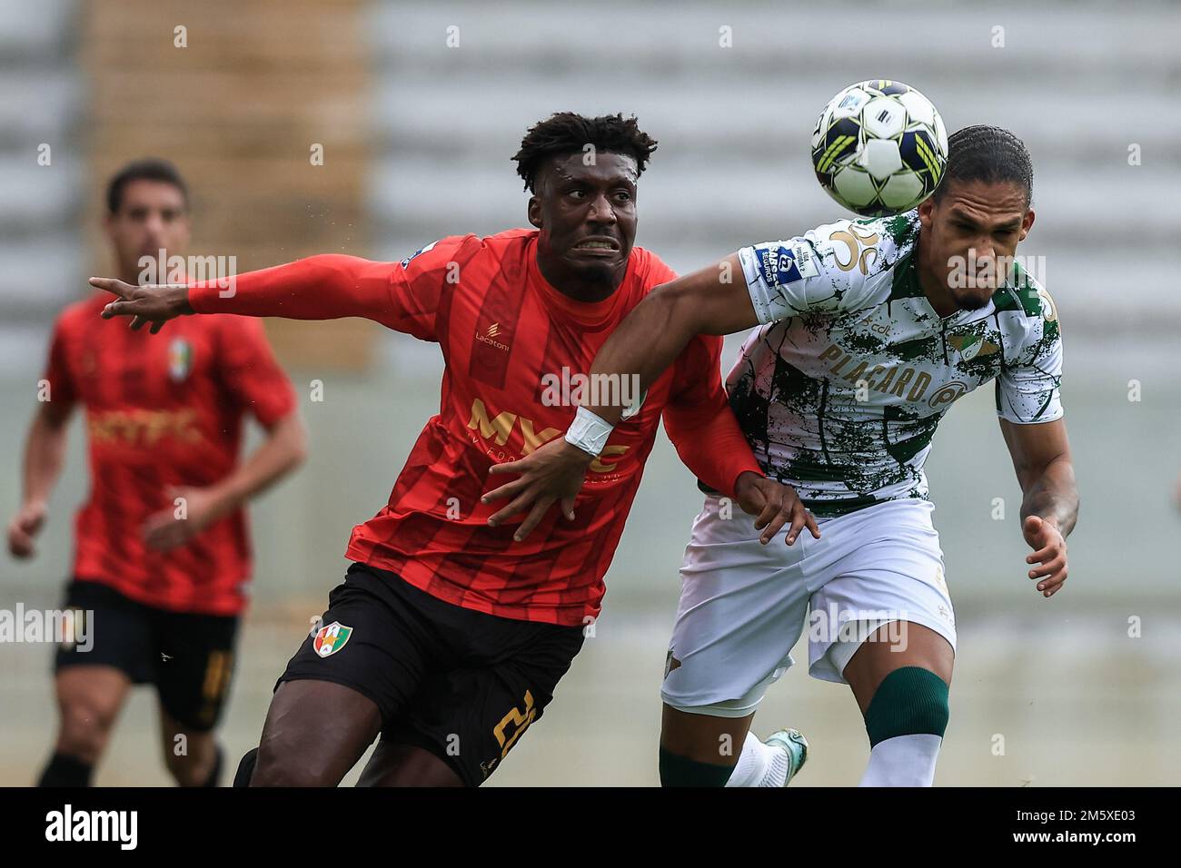 Guimarães, 12/31/2022 - Moreirense Futebol Clube received Club Football  Estrela this afternoon at the Comendador Joaquim de Almeida Freitas Stadium  in a game counting for the 14th round of the 2 Liga