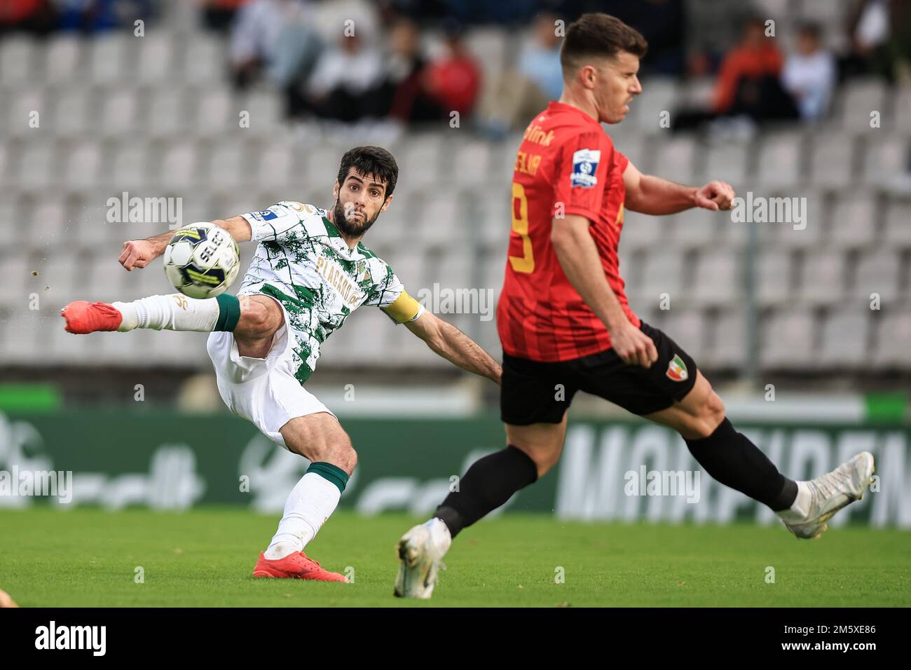 Guimarães, 12/31/2022 - Moreirense Futebol Clube received Club Football  Estrela this afternoon at the Comendador Joaquim de Almeida Freitas Stadium  in a game counting for the 14th round of the 2 Liga