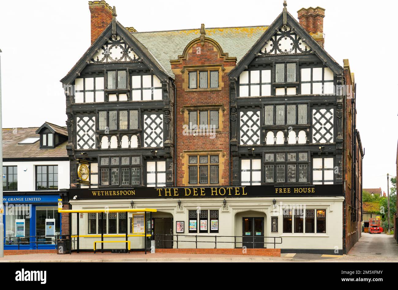 The Dee Hotel, West Kirby, Wirral, a Wetherspoon Pub. Image taken in July 2022. Stock Photo