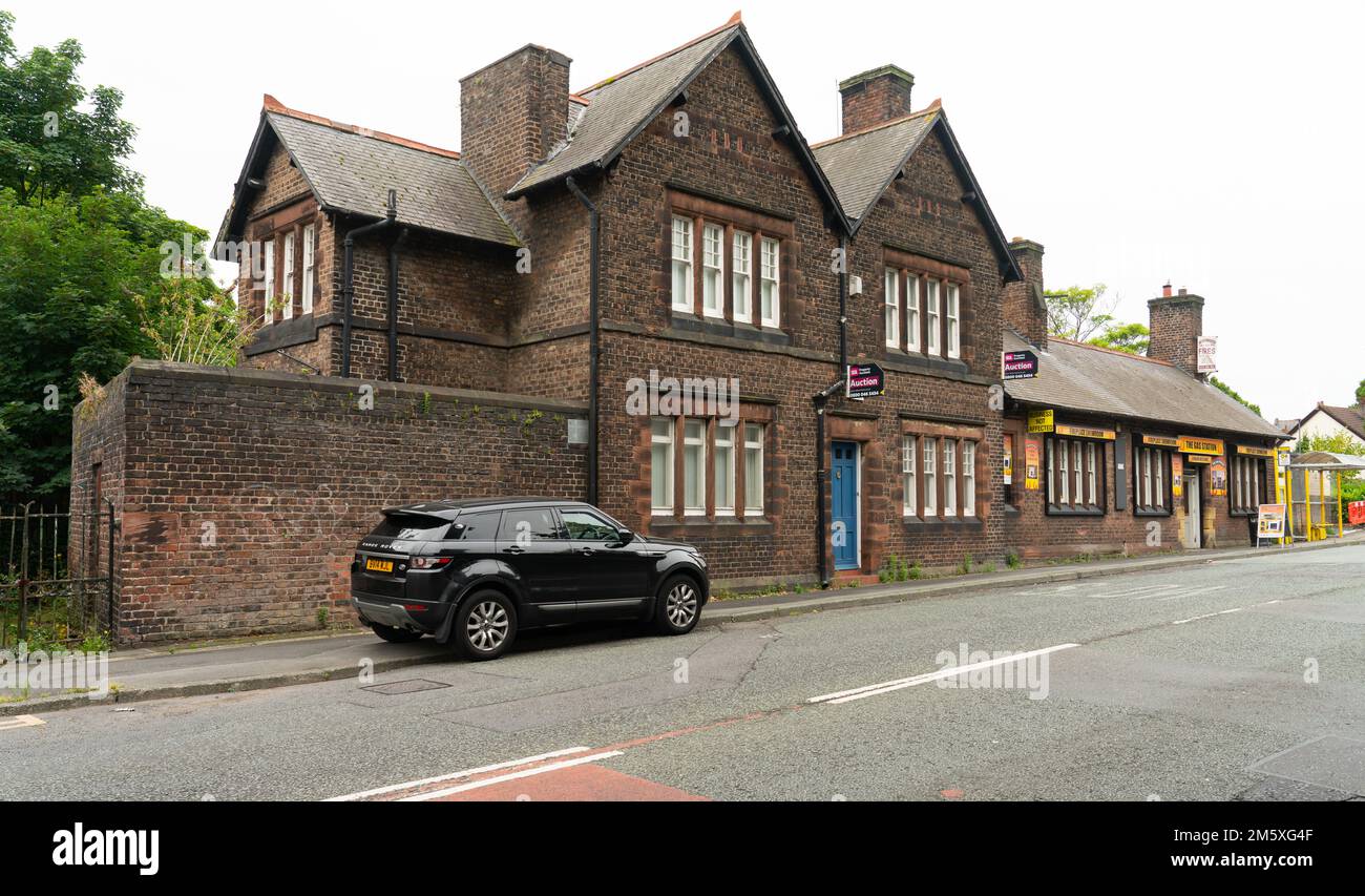 The former West Derby Train Station, Mill Lane, Liverpool 12. On the