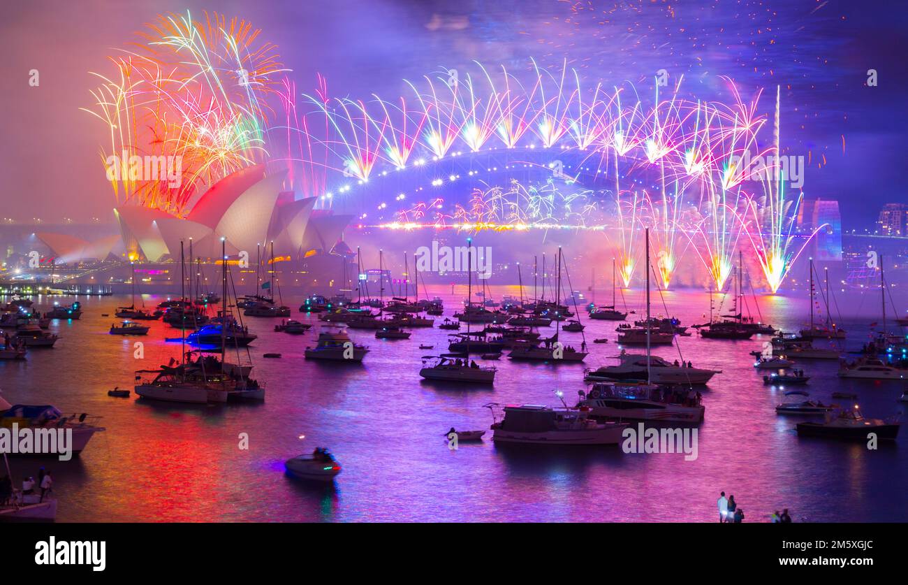 Sydney, Australia. 1 January 2023. Australia celebrates the arrival of