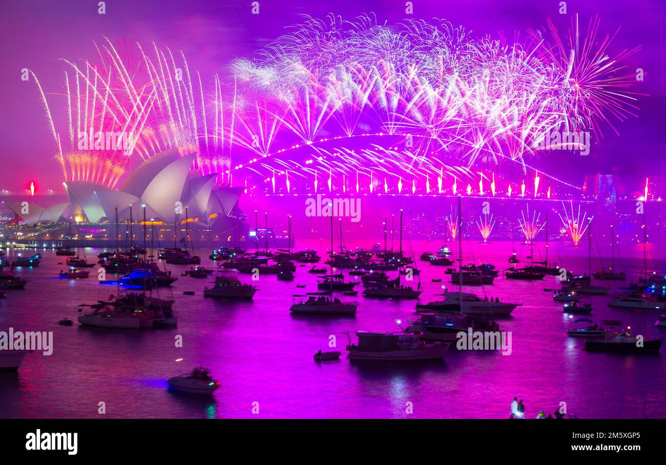 Sydney, Australia. 1 January 2023. Australia celebrates the arrival of