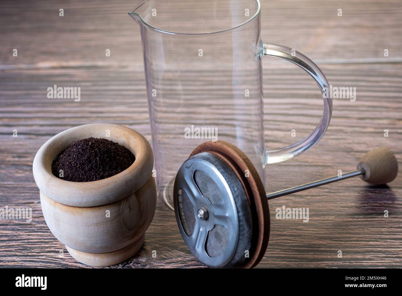 Press Pot Rang A French press also known as a press pot or plunger pot isolated on ...