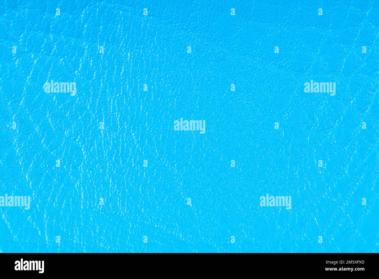 Blue leather texture closeup detailed background. Stock Photo