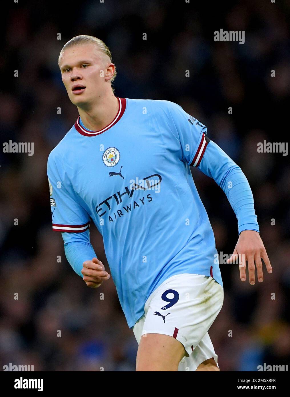 Manchester City's Erling Haaland during the Premier League match at the ...