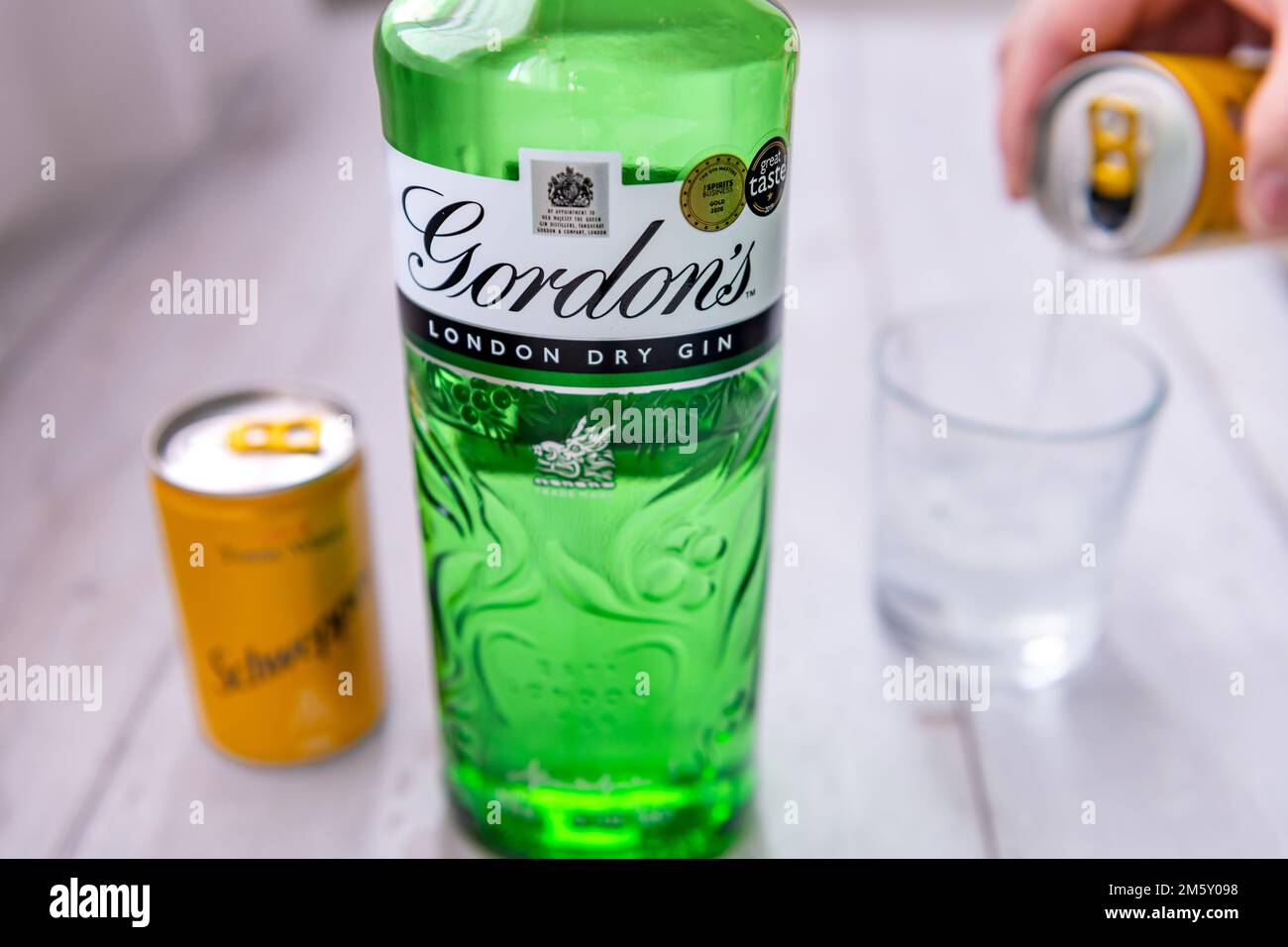 Buy Gordons London Dry Gin early 1980s 200ml