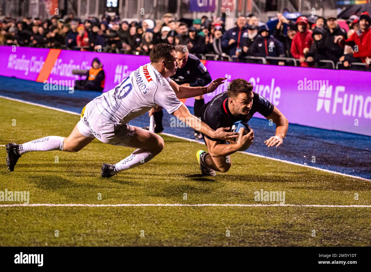 Gallagher premiership rugby 2022 2023 seson hires stock photography