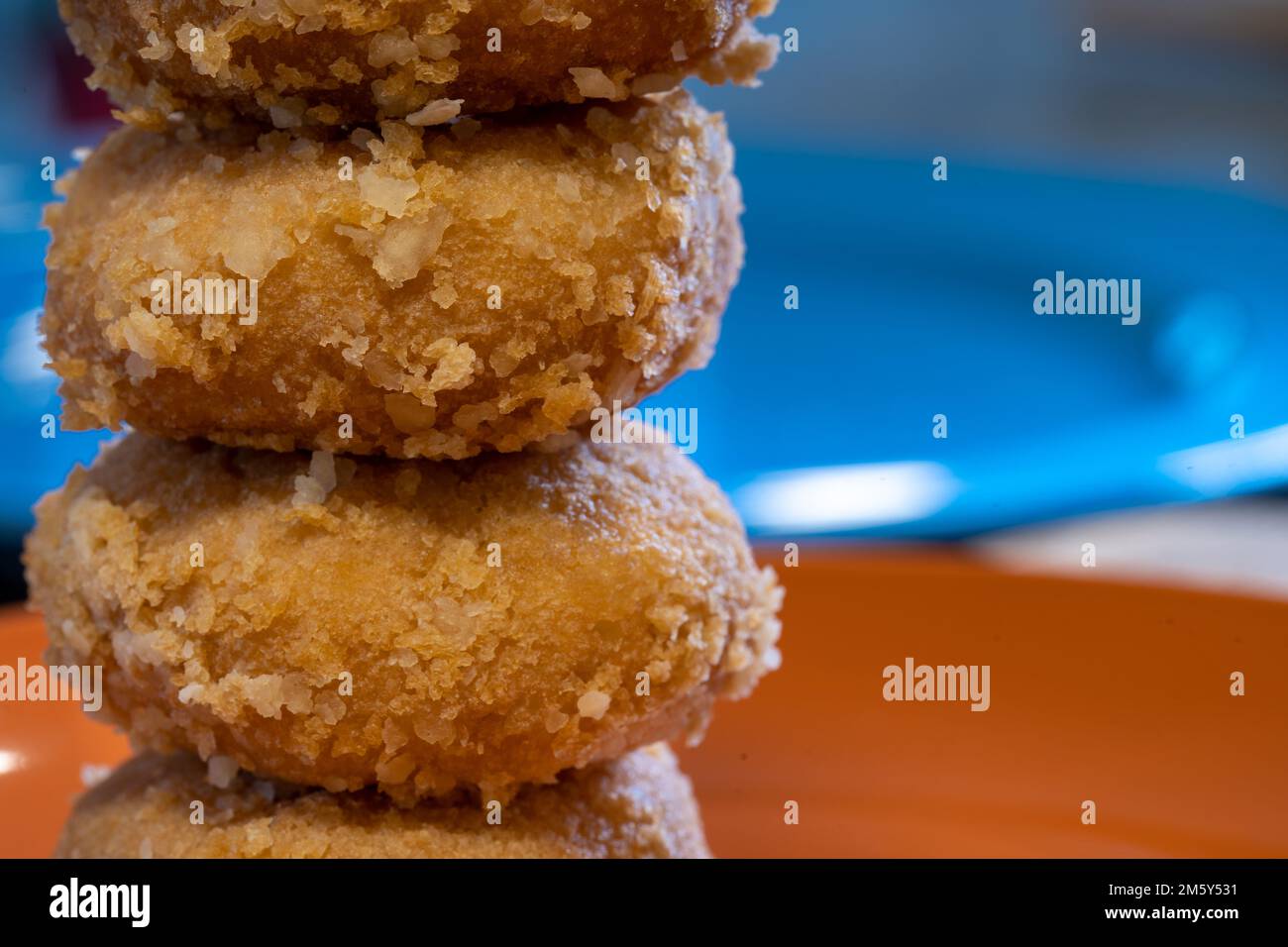 Stack of doughnuts Stock Photo