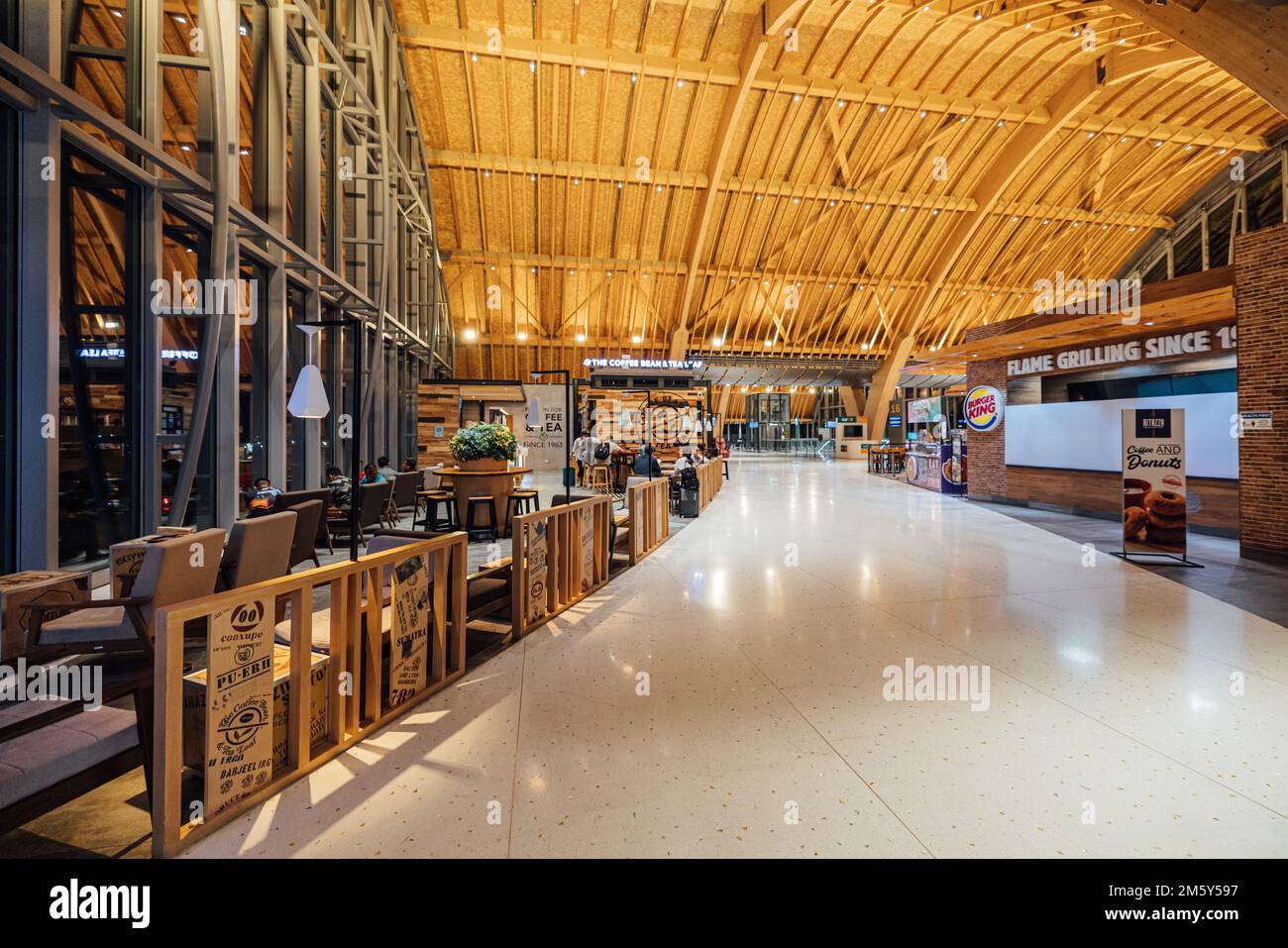 The interior of the newly opened Terminal 2 in Cebu Mactan