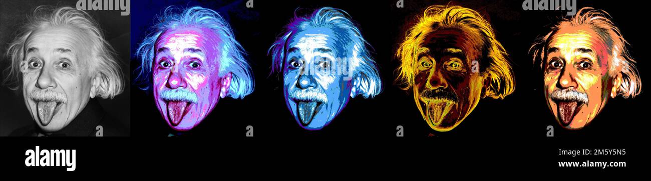 Albert Einstein, Albert Einstein... Stock Photo
