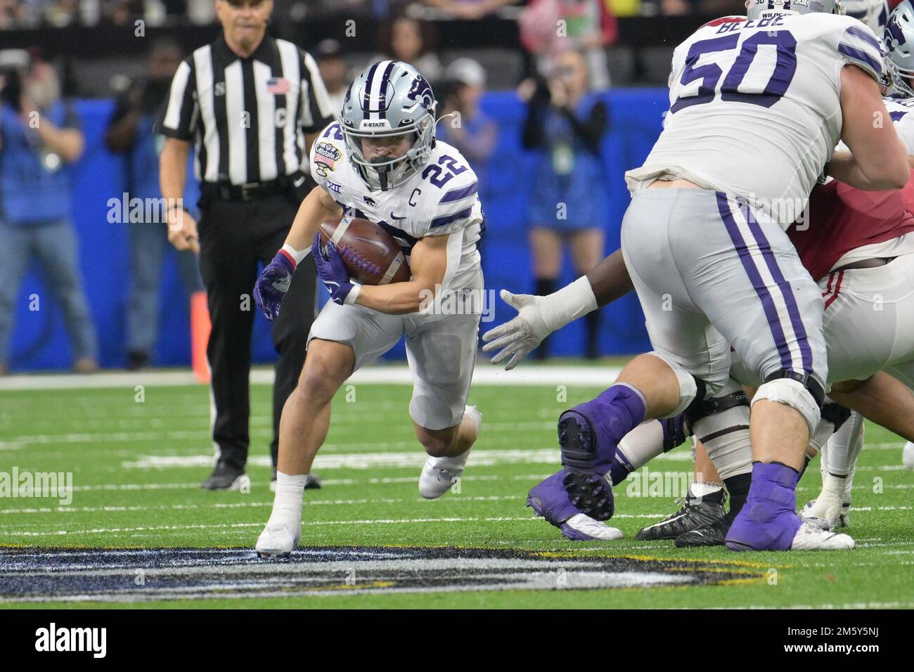 New Orleans, LA, USA. 31st Dec, 2022. Kansas State Wildcats running