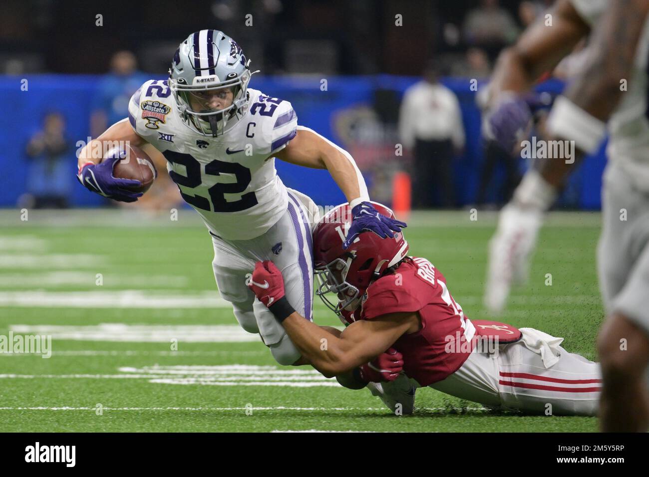 New Orleans, LA, USA. 31st Dec, 2022. Kansas State Wildcats running