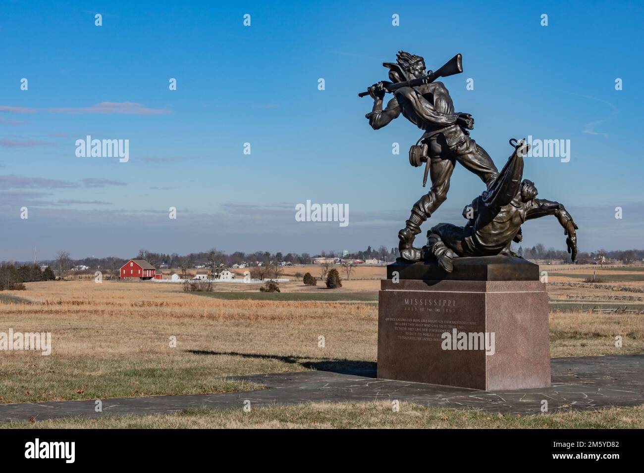 Monument to the Brave Soldiers of Mississippi, Gettysburg Battlefield ...