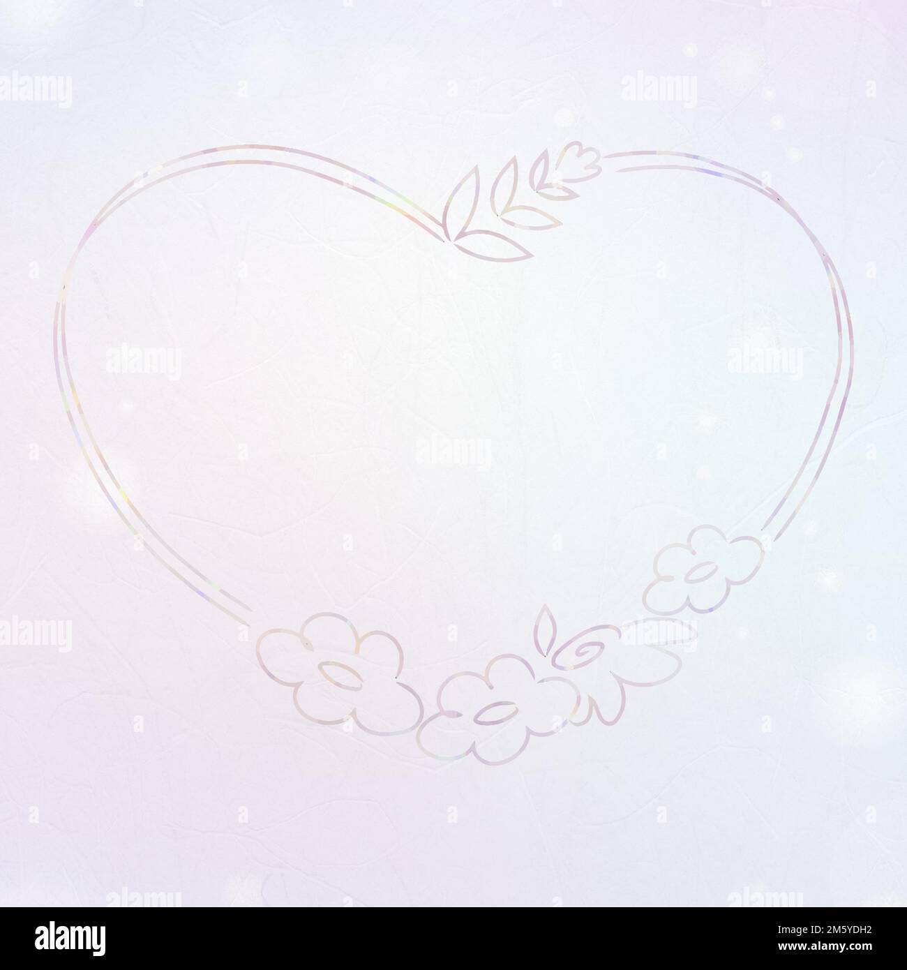 Vector botanical frame holography effect Stock Vector Image & Art - Alamy