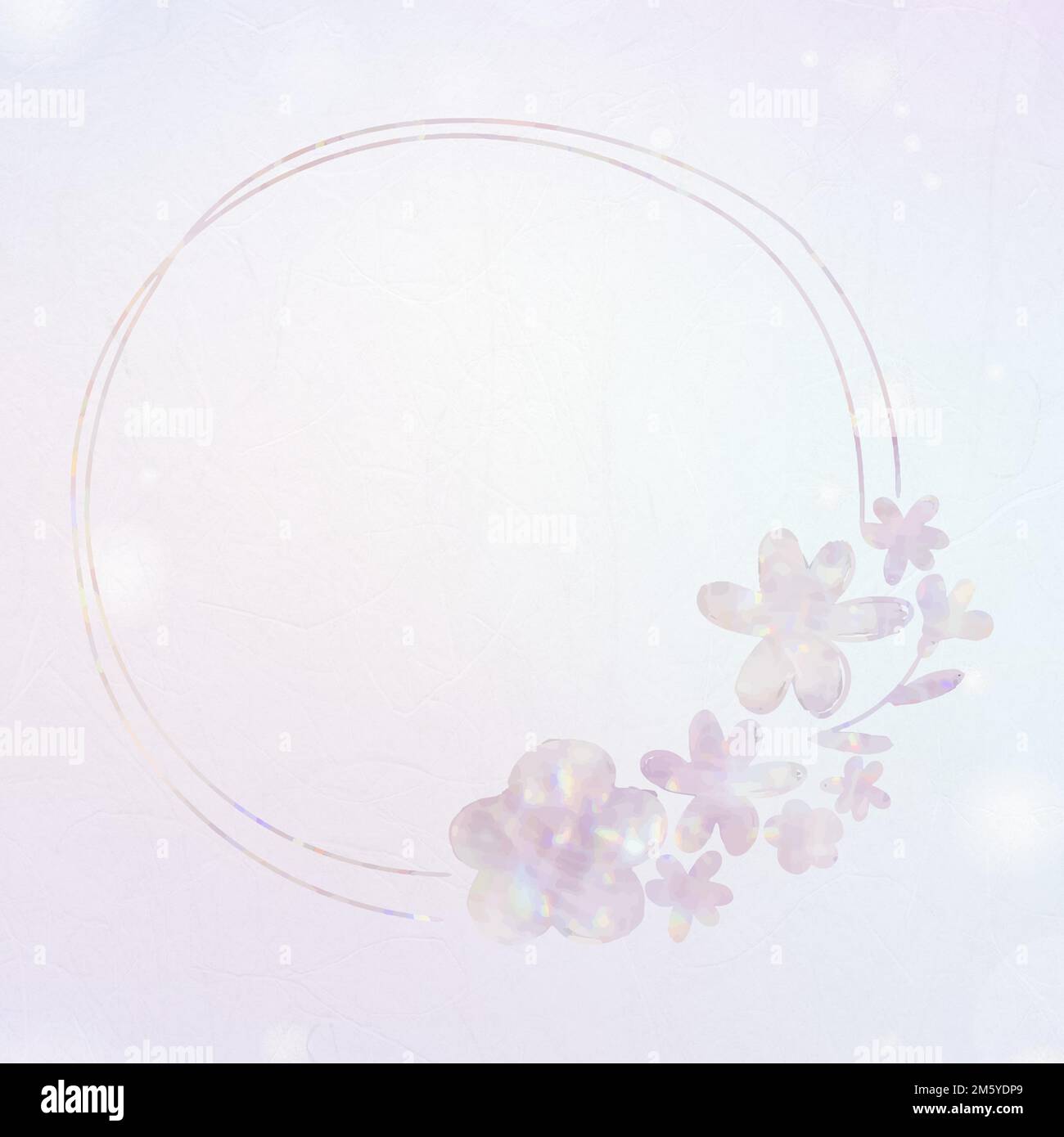 Vector botanical frame holography effect Stock Vector Image & Art - Alamy
