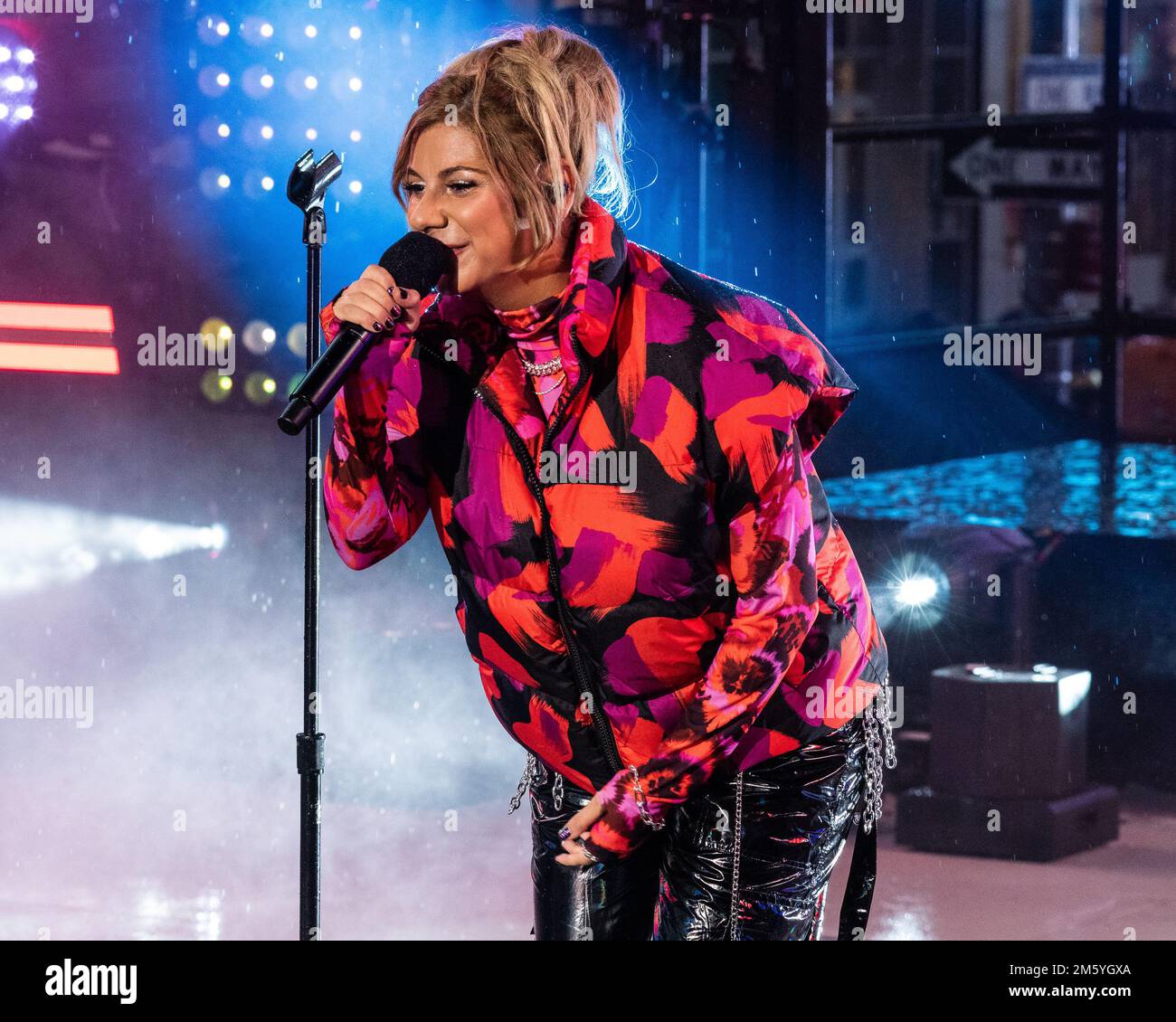 New York, United States. 31st Dec, 2022. JAX performs on New Year's Eve ...