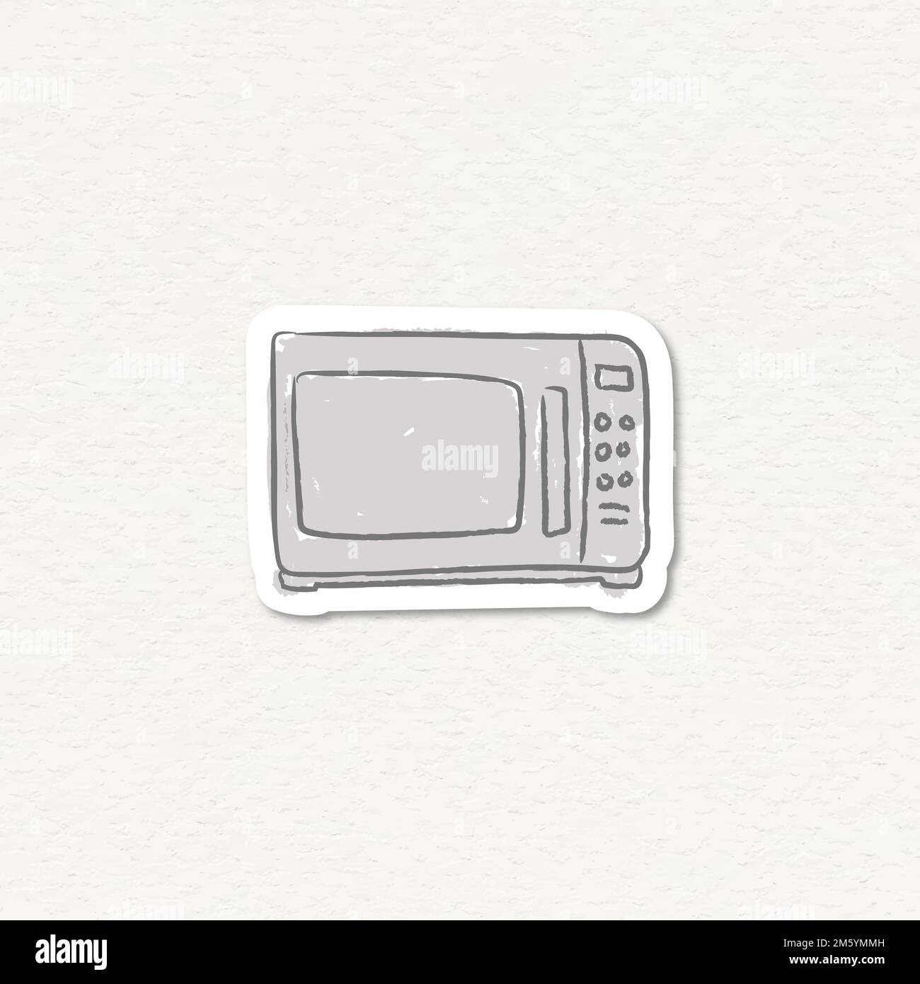 https://c8.alamy.com/comp/2M5YMMH/doodle-kitchen-microwave-sticker-vector-2M5YMMH.jpg