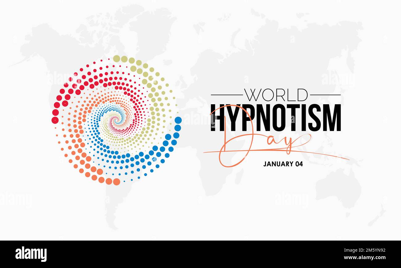 Vector Illustration Design Concept Of World Hypnotism Day Observed On