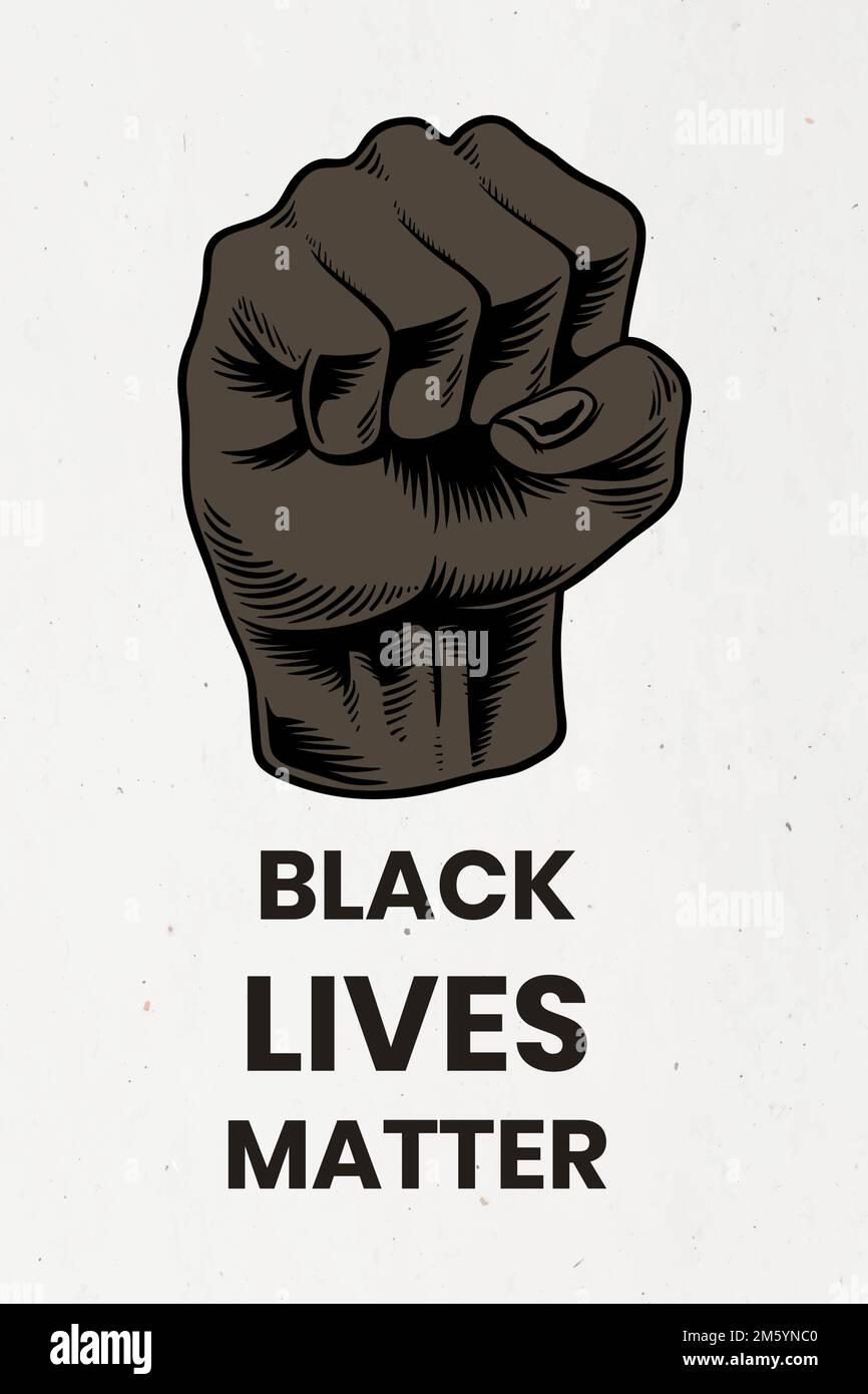 5 Toppe Ricamate Black Lives Matter – Pugno E Scritta, Termoadesive, 7.6 Cm, Marrone