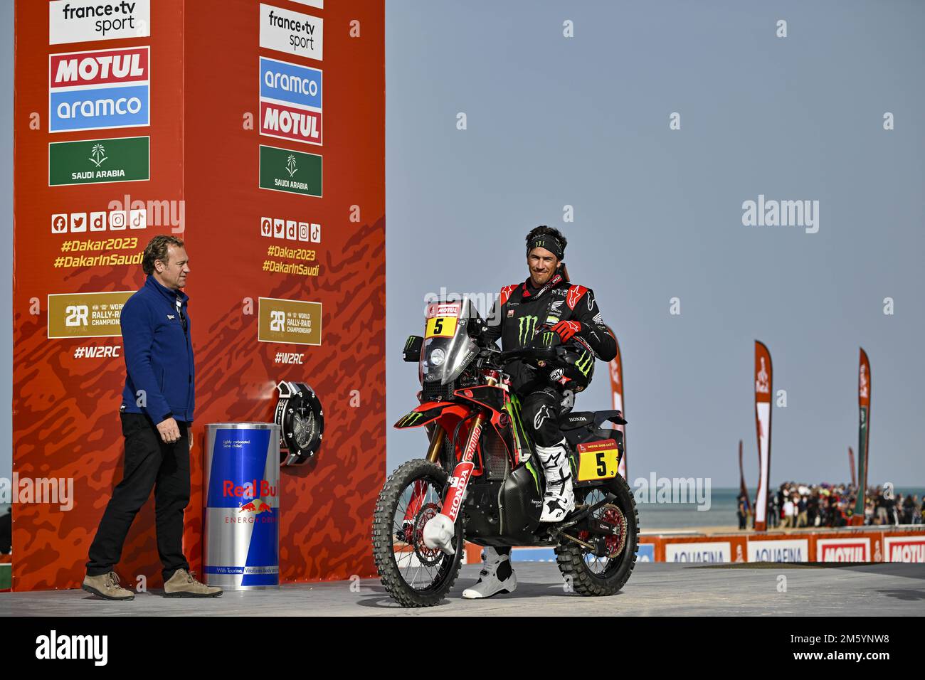 05 BARREDA Joan (spa), Monster Energy JB Team, Moto, Motul, action during  the Starting podium ceremony