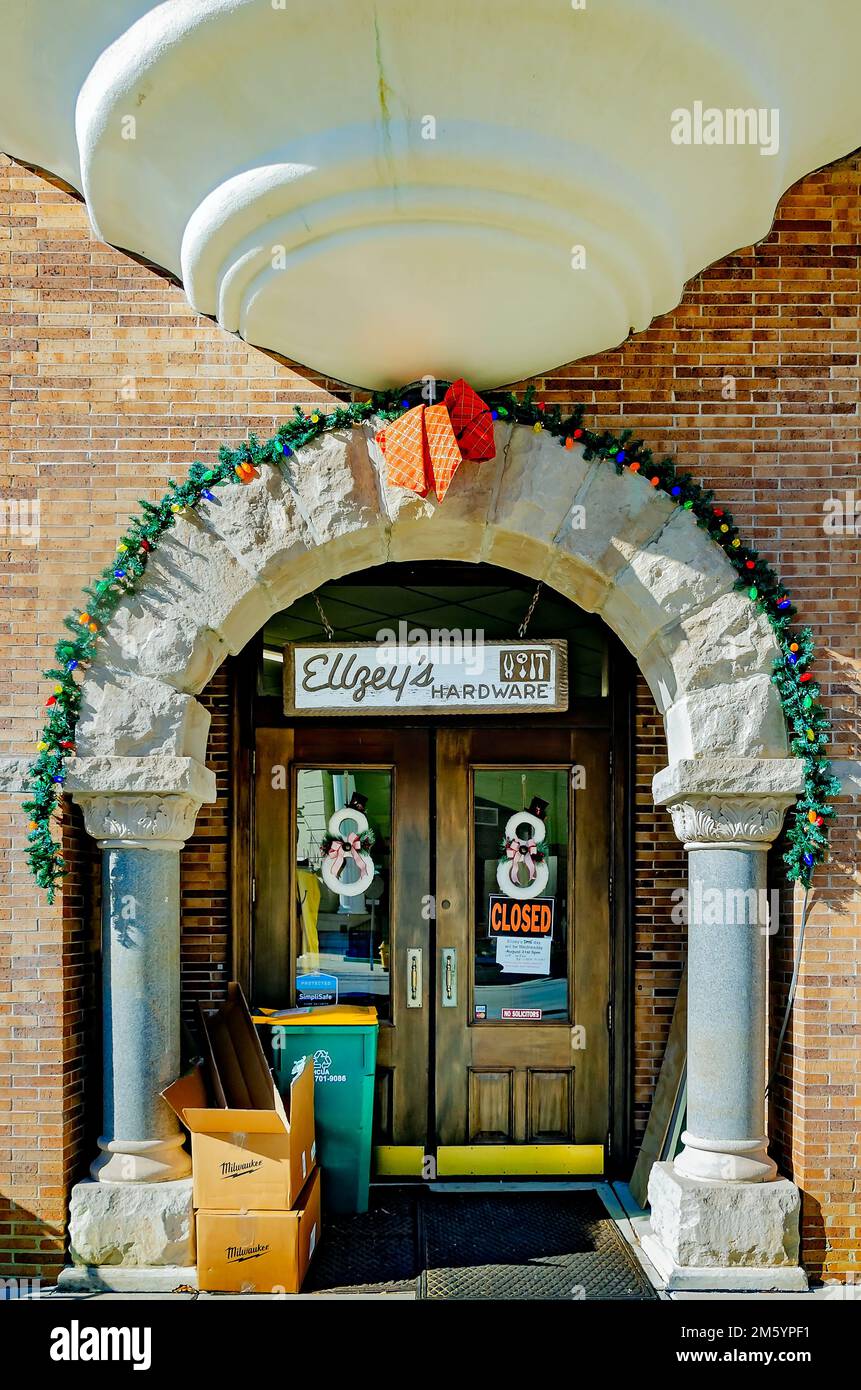Ellzey’s Hardware, located in the Old People’s Bank Building, is