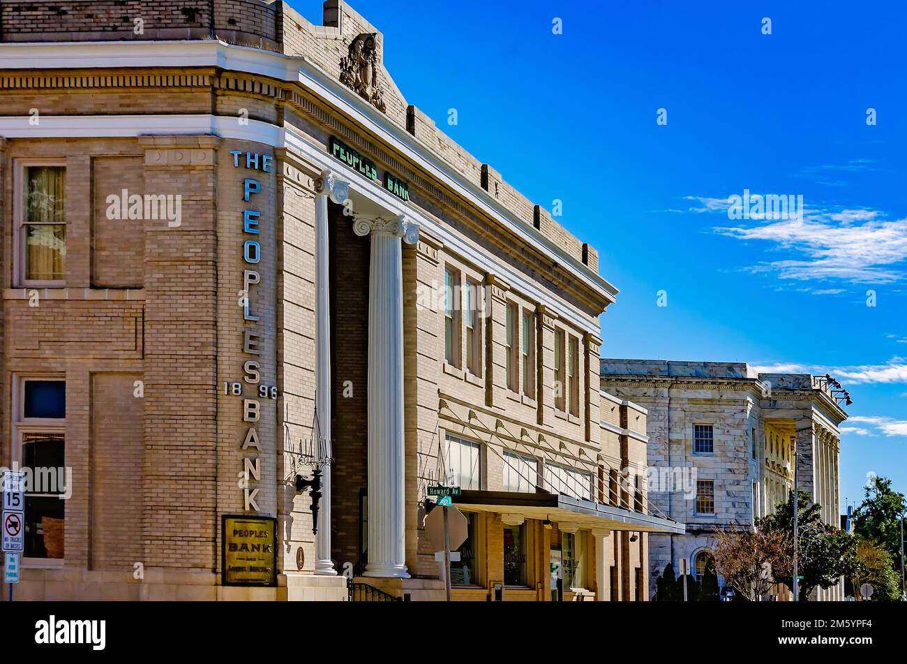 The Peoples Bank is pictured at the intersection of Lameuse Street and