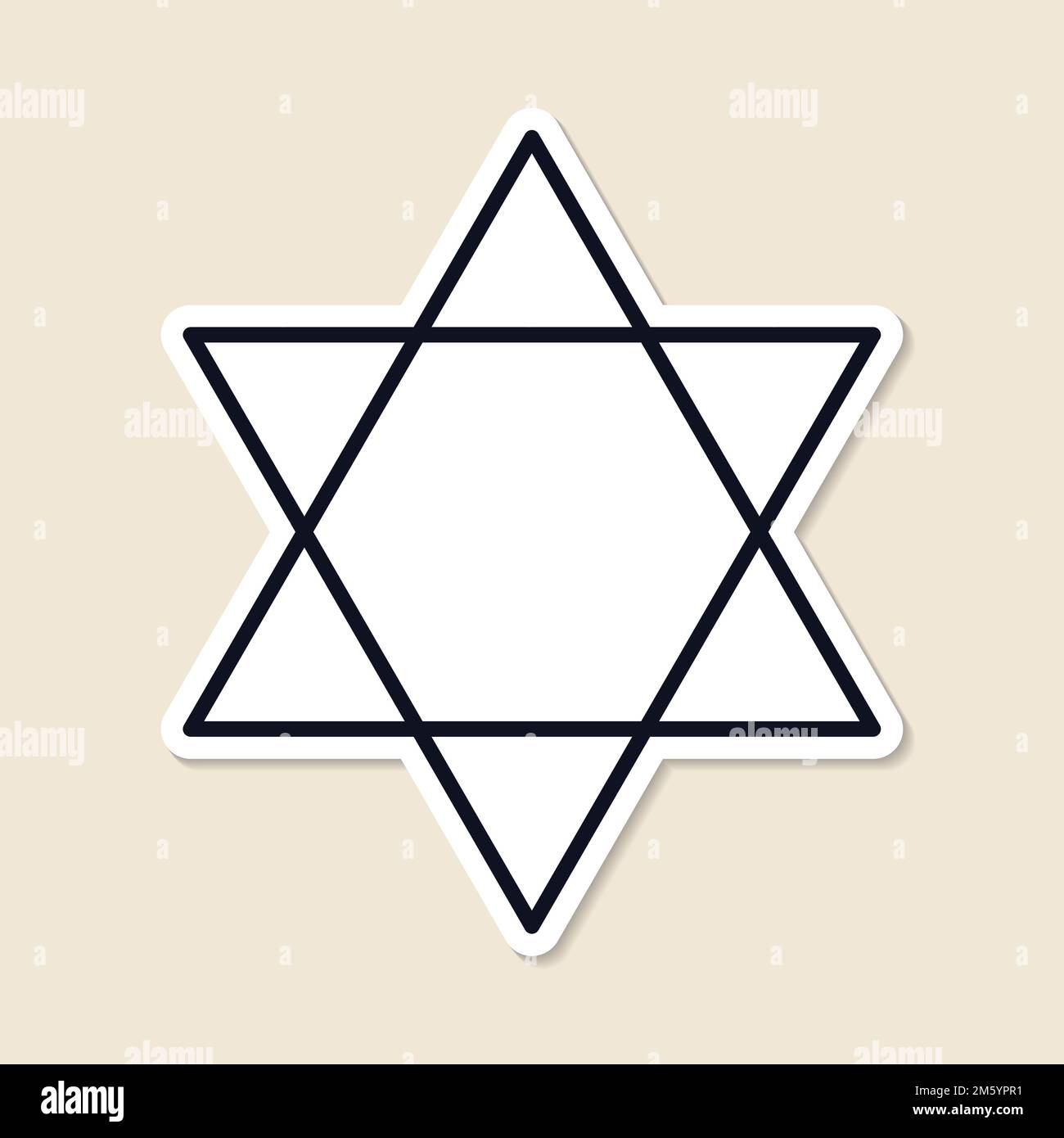 Premium Vector | Star Of David Symbol With Festive Ribbon In Colors Of - Foto 7