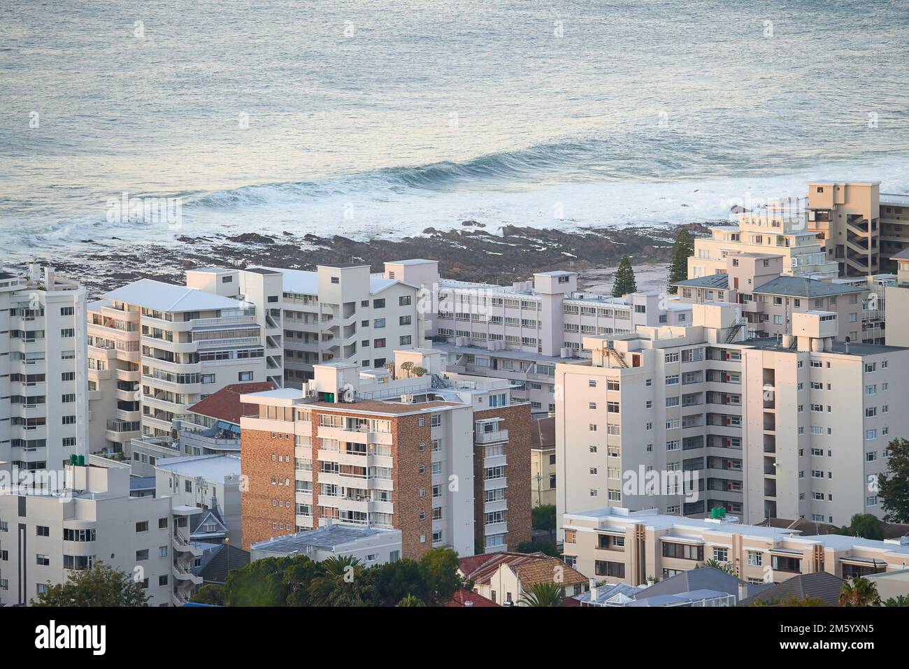 Sea Point - Cape Town. Beautiful Sea Point, Cape Town, South Africa. Stock Photo
