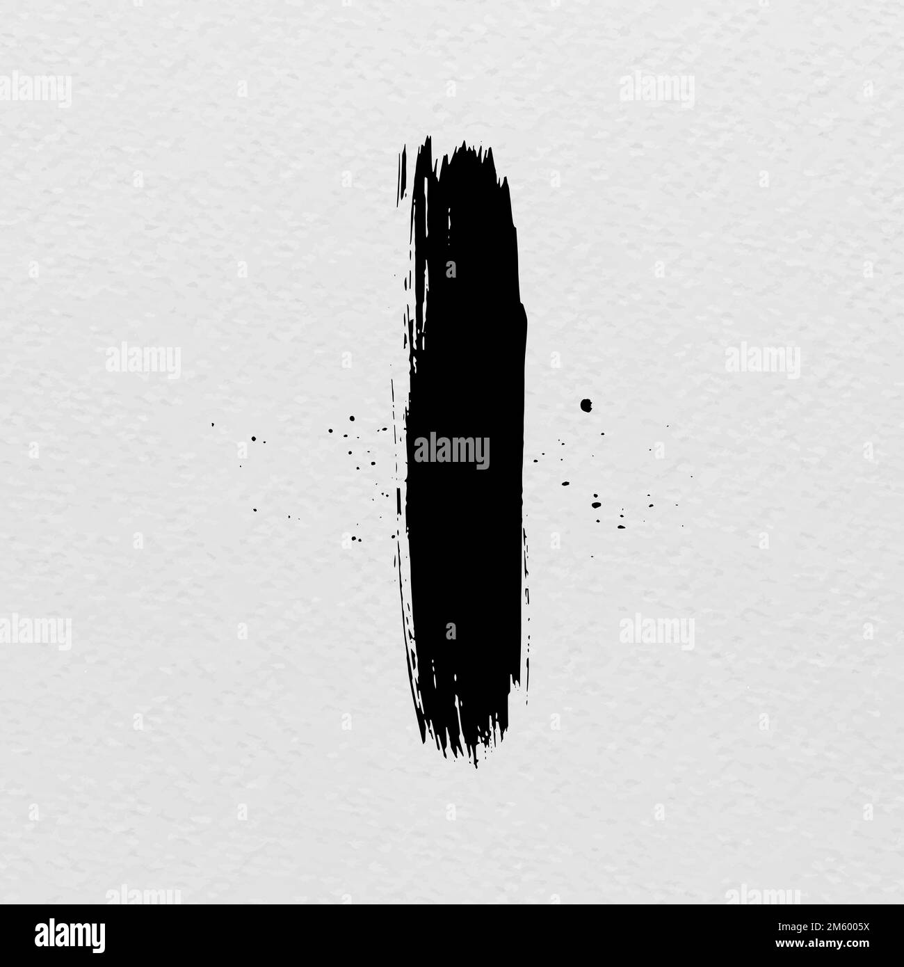 Letter I brush stroke hand drawn vector font style Stock Vector Image