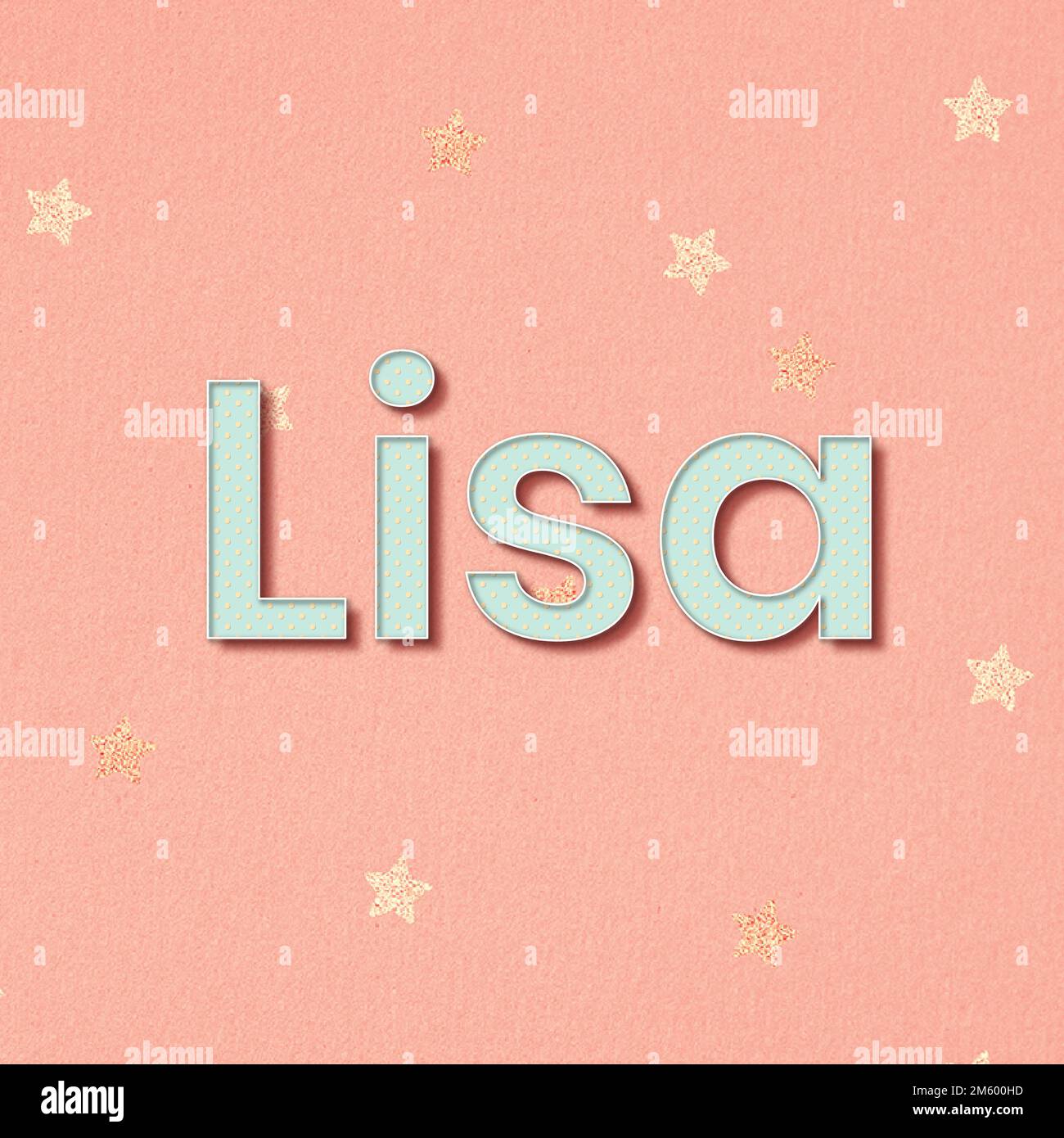 Lisa lettering word art typography vector Stock Vector Image & Art - Alamy