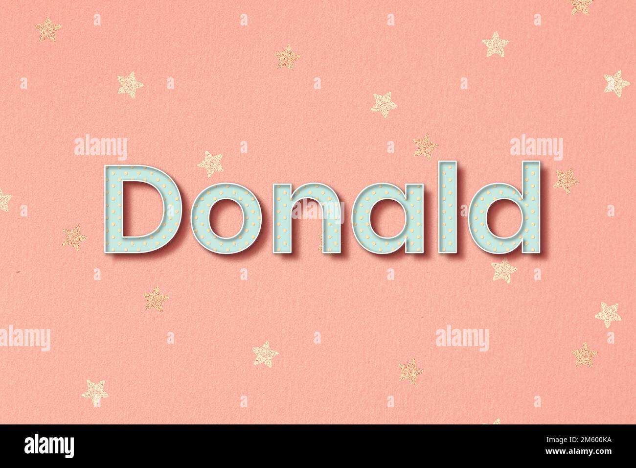 Donald male name typography vector Stock Vector Image & Art Alamy