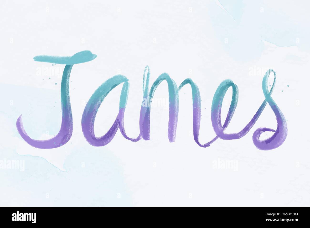 Vector James male name calligraphy font Stock Vector Image & Art Alamy