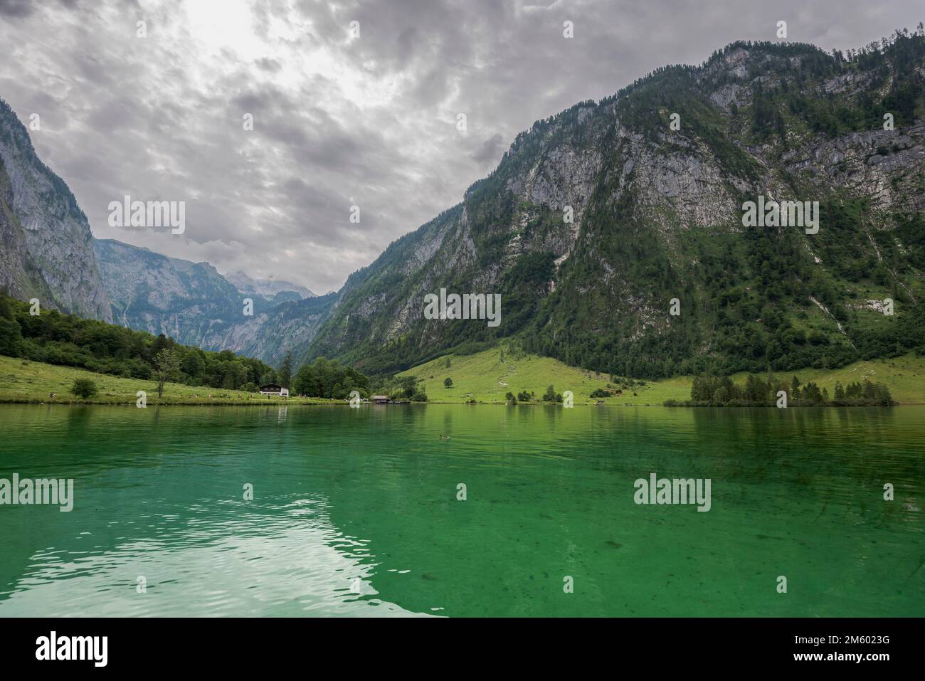 The Königssee A Natural Lake In The Extreme Southeast Berchtesgadener