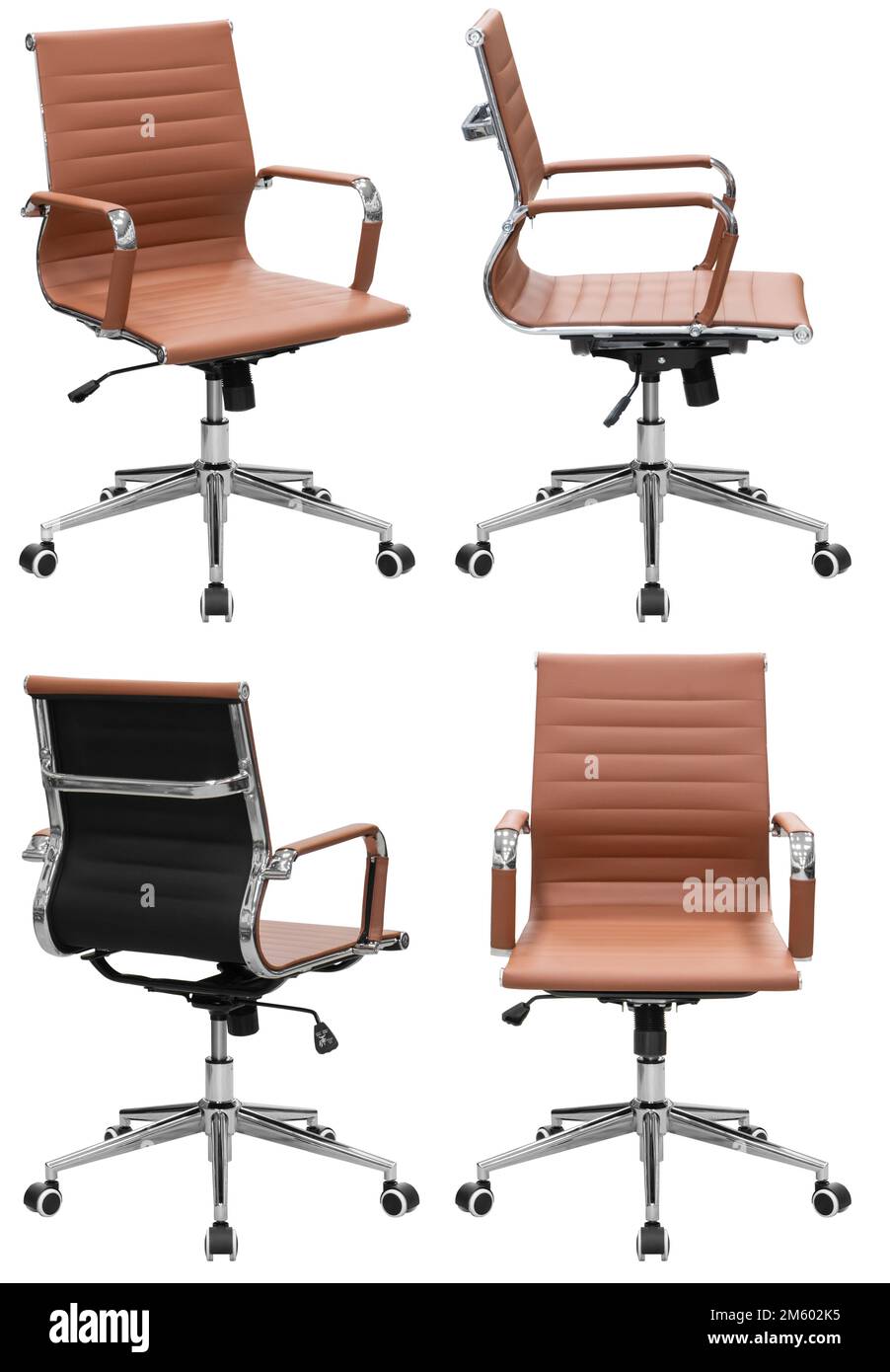 Office computer chair. Isolated from the background. View from different sides Stock Photo
