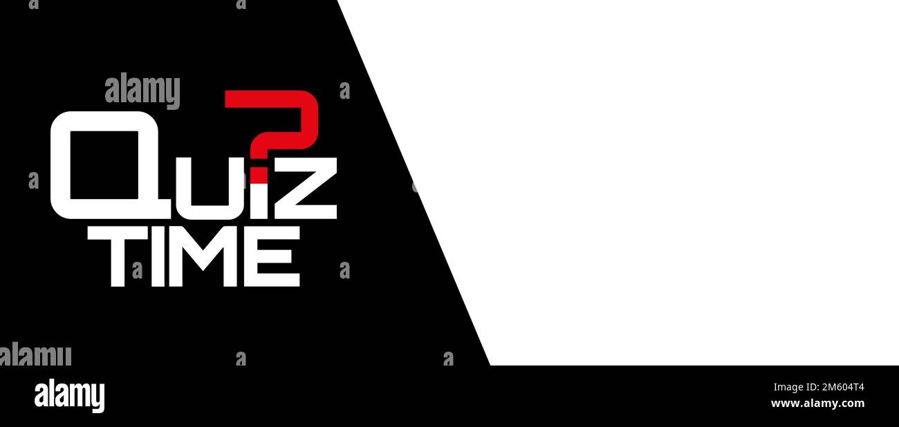 Quiz time with creatif font design Stock Vector Image & Art - Alamy