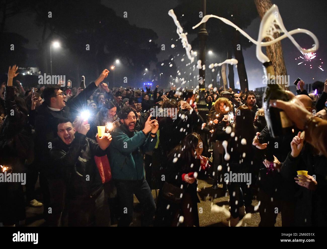 De Jan Rome Rome, Italy. 1st Jan, 2023. People celebrate New Year at the Circus ...