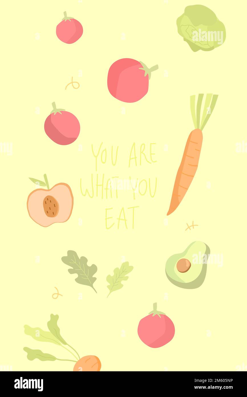 Hand drawn vegetables background vector Stock Vector Image & Art - Alamy