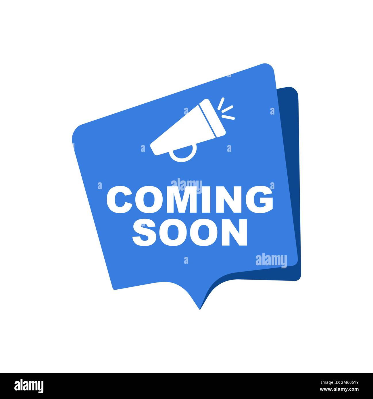 coming soon sign on white background Stock Vector Image & Art - Alamy