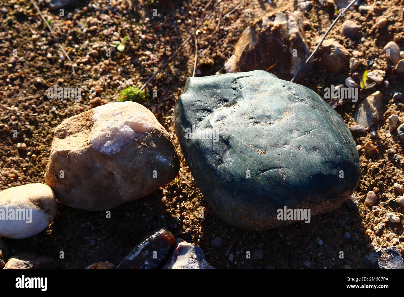Springald With Rocks Glacial pit sand hi-res stock photography and images - Alamy