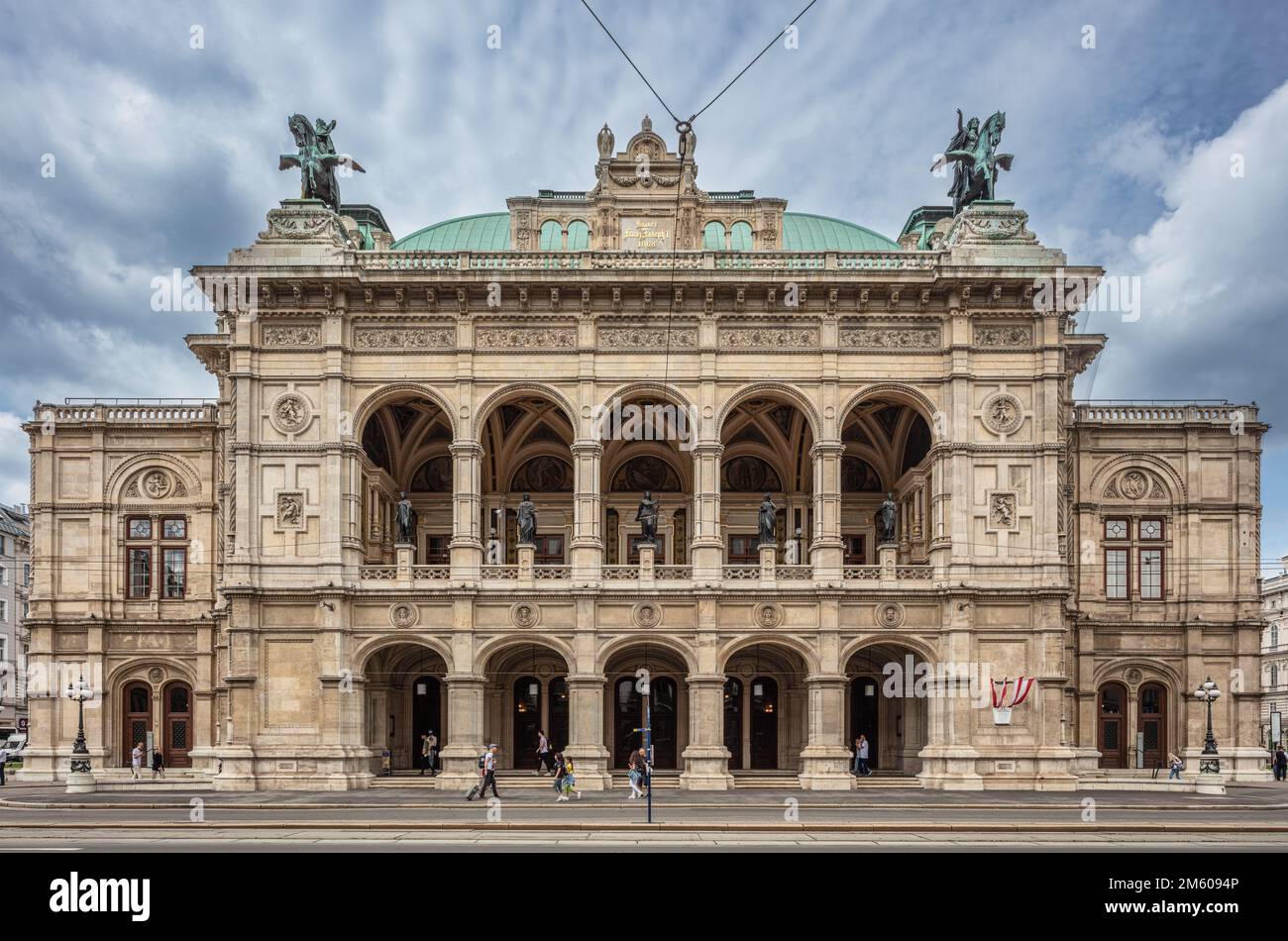 Vienna State Opera. Wiener Staatsoper. Stock Photo