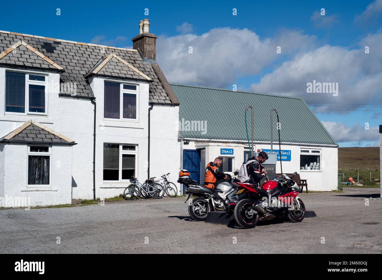 Achiltibuie Stores and fuel Garage, Ross and Cromarty, west coast of