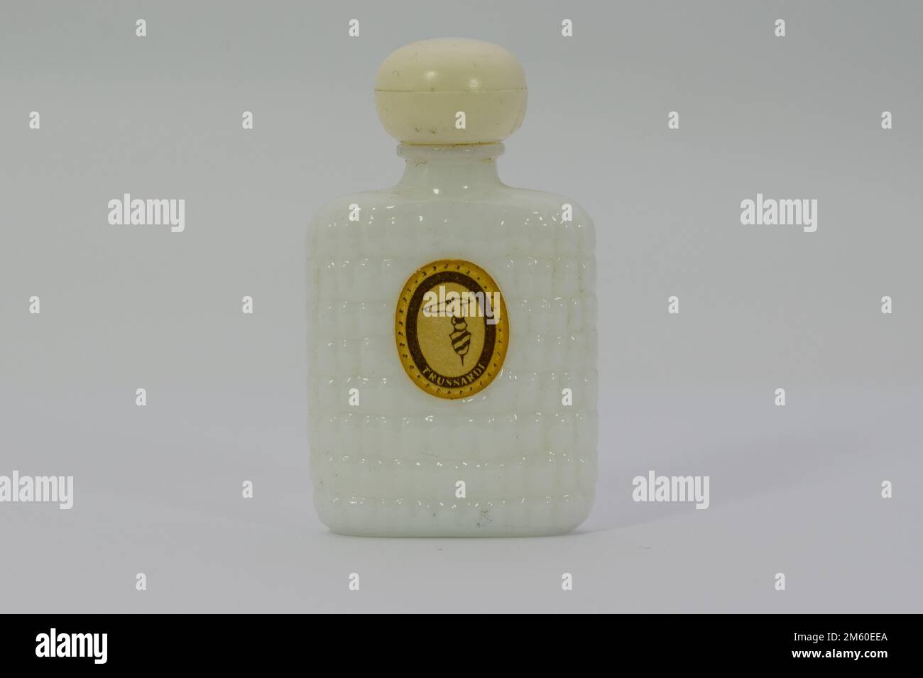 Close-up of a miniature perfume Vintage Miniature Parfum ''Trussardi  Donna'' Stock Photo - Alamy