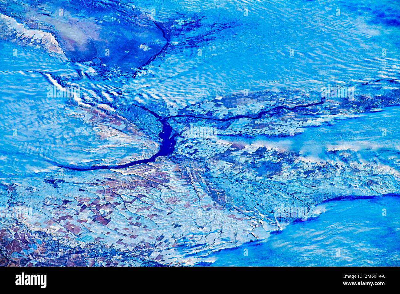 Lassens Meadows in Nevada. For NASA usage guidelines: refer to https://www.nasa.gov/multimedia/guidelines/index.htm Stock Photo