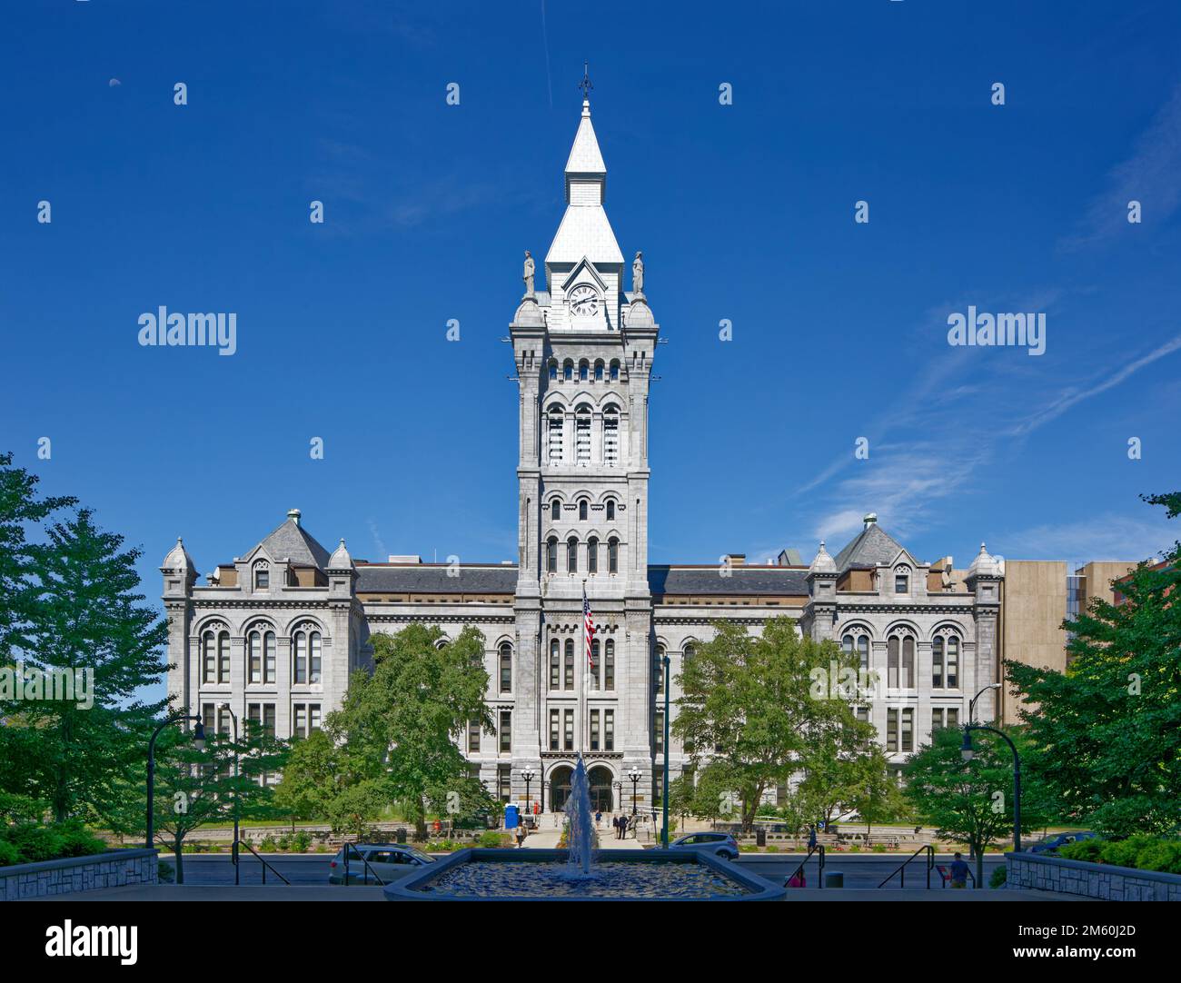 Old County Hall, once seat of Buffalo and Erie County government, now