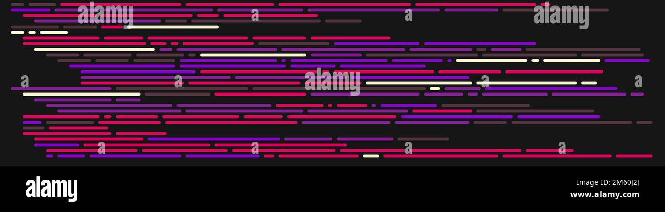 Cartoon coding simulated lines vector illustration Stock Vector Image ...