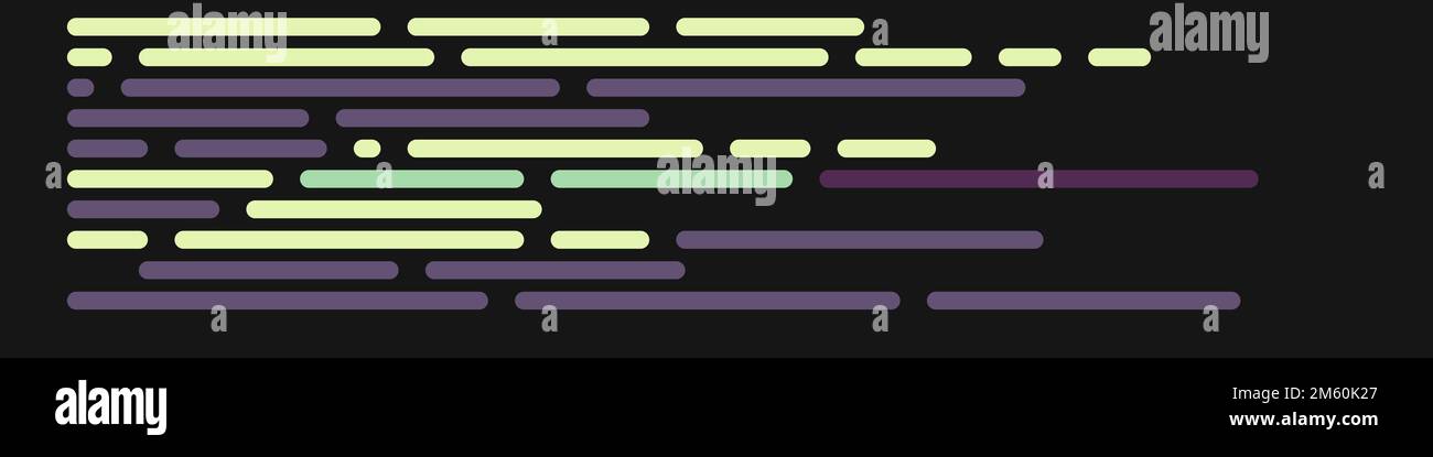 Cartoon coding simulated lines vector illustration Stock Vector Image ...