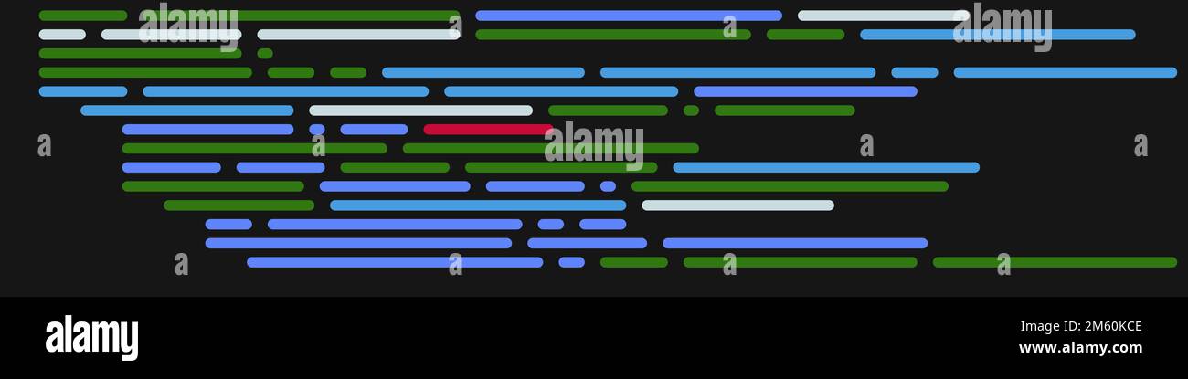 Cartoon coding simulated lines vector illustration Stock Vector Image ...