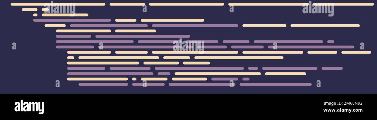 Cartoon coding simulated lines vector illustration Stock Vector Image ...